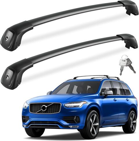 Roof Rack Cross Bars 260lbs Compatible with Mazda CX30 CX-30 2020 2021 2022 2023 2024 (with Flush Side Rails), Lockable Aluminum Roof Rails Crossbars Cargo Bars Rooftop Black Carrier Luggage in Saudi Arabia