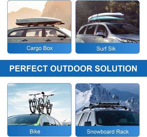 Roof Rack Cross Bars 260lbs Compatible with Mazda CX30 CX-30 2020 2021 2022 2023 2024 (with Flush Side Rails), Lockable Aluminum Roof Rails Crossbars Cargo Bars Rooftop Black Carrier Luggage in Saudi Arabia