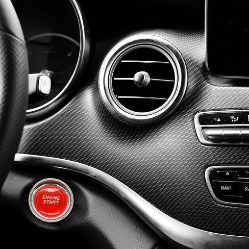 mankk Push Start Ignition Switch 12V DC,Start Engine Button Stater (ON)-Off,Momentary Engine Start Push Button Switch SPST 50A Red LED Light for Racing Car Vehicle Truck Boat RV M-042-R in Saudi Arabia