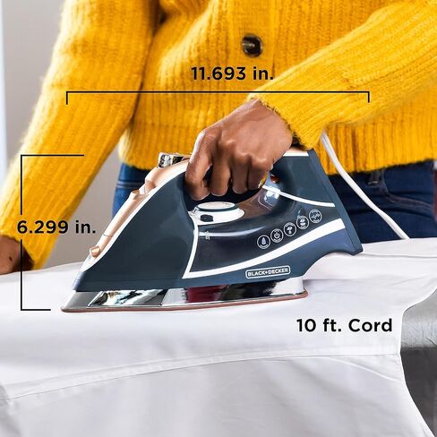 BLACK+DECKER Allure Digital Professional Steam Iron, D3060 in Saudi Arabia