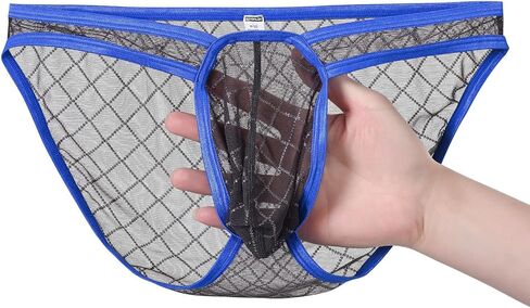 Sheer Briefs Men See Through Underwear for Men with Ball Pouch Sexy Mens Underwear Breathable & Soft in Kuwait