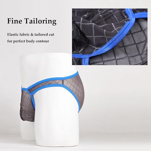 Sheer Briefs Men See Through Underwear for Men with Ball Pouch Sexy Mens Underwear Breathable & Soft in Kuwait