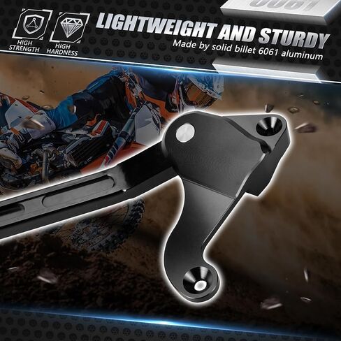 حامل جانبي من الألومنيوم الأسود متوافق مع KTM 250 350 450 SXF 2011-2015،125 150 SX 2012-2015،250 SX 2012-16،450 SXF Factory Replica 2012،450 SXF Factory Edition 2013-14 in Kuwait