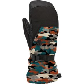 Gordini Unisex Kids' Stomp Mitten, Rust Camo, X-Small