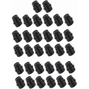 32 PCS Wheel Lug Nut Cover Cap لـ Chevy GMC Silverado 1500 2500 C1500 15646250 استبدال# 15646250 Thread M27-2.0 SHEX SIZE 2MM الطول 40 مم الحجم الكامل