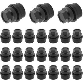 24PCS Wheel Lug Nut Covers M27x2.0 OEM 15646250,Bolt Covers Caps for Wheel Lug Nuts Protection and Car Decorations,Lug Nut Caps Car Accessories Compatible with Chevrolet GMC Cadillac