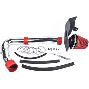 HI-DG-12RD-01-E Cold Air Intake Kit with Red Filter and Heat Shield Replacement for 2011-2020 Chrysler 300 Dodge Challenger Charger 2014 2015 300C 3.6L V6 HI-DG-12RD-01