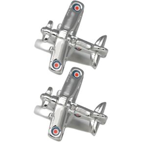 Airplane Cufflinks Men Gift Aviation Fan Plane Cuff links In Box