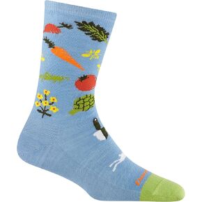 Darn Tough (Style 6054) Everyday Socks for Women, Farmer's Market Crew Lightweight Merino Wool Socks
