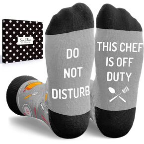 Chef's Firefighter Graduation Socks; Cooking & Baking Gifts for Baker, Fireman