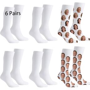 sublimation socks blanks adult 15.7 Inch Football blank Sublimation High Socks Printable Athletic Crew