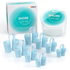 Set of Nose Vents - Effective Snoring Solution - Nasal Dilators, Anti Snoring Devices - Snore Stopper - Sleep Improvement - Relieve Nasal Congestion Due to Deviated Septum