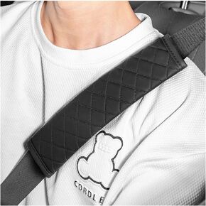 Salior 2PCS Thickened Car Seat Belt Cover Pads,Soft Seatbelt Covers for a More Comfortable Driving and Car Decorations,Universal Seatbelt Cushion Car Seat Strap Pads Car Accessories Interior