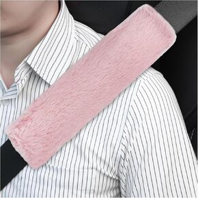 2 PCS Carbelt Seatbelt ، وسادة حزام كتف مريحة للأطفال والبالغين ، واقي حزام المقعد الناعم لمعظم السيارات ، وسيارات السيدان ، والشاحنات ، وملحقات السيارات العالمية (أسود)