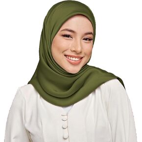 35"Large Pure Color Square Satin Head Scarf-Hair Scarf Like Silk Scarf Square Scarf Bandanas for Women