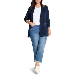 Nic+Zoe Women's Ponte Zip Jacket