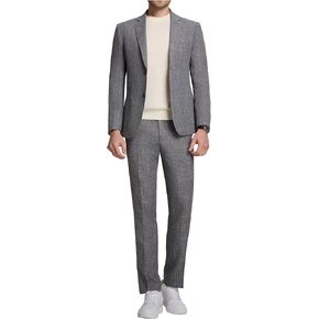Men's Suit Slim Fit 2 Piece Suits for Wedding Prom Casual Suit Jacket Pants Lightweight Tuxedo Suits