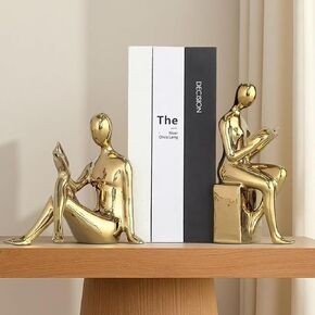 الكتب الزخرفية ، غايات السيراميك للأرفف ، ديكور المكتب المنزلي ، جمالية كتاب سدادة القراءة تماثيل تماثيل لدخنة غرفة نوم رف الكتب (GLOD)