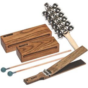 Slapstick, 18" Tennessee Hickory – Made in U.S.A. – Whip Cracking Effect for The Holiday Tune Sleigh Ride with Solid Handcrafted Hardwood to Create Loud, Crisp Sounds, inch (T3) in Kuwait
