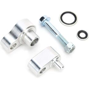 Rear AC Block off Kit, Aluminum Alloy A/C Block off Kit Car Replacement Accessory Fit for 02-09 SRG100009 A/C Block Kit