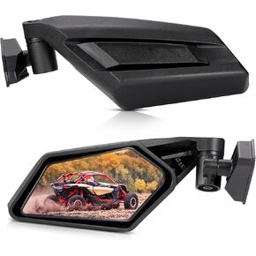 X3 Side Mirrors Maverick X3 View View Mirrors متوافقة مع Can Am Maverick X3 Max XRS XDS Turbo R RR 2017-2025