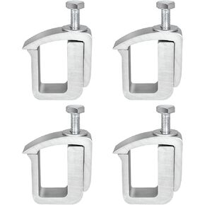 مشبك AA-Racks P-AC-02 لغطاء الشاحنة ، قذيفة العربة ، أعلى لشاحنة بيك آب قصيرة من السرير (مجموعة من 4) ، أسود
