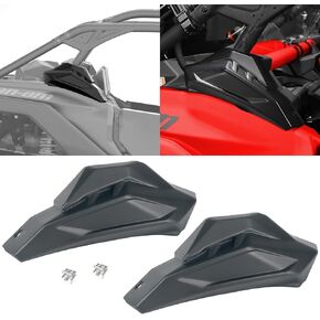 غطاء بلاستيكي قفص خلفي لعلم Can-Am Maverick X3 ، C Play Plate Plate Ruster لـ X3 MAX R RR 4X4 XMR XDS 2017-2024 جميع الطرز وتناسب جميع النماذج ذات الأبواب المكونة من 4 أبواب من Maverick X3