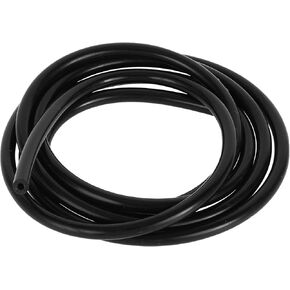 1pc 130PSI Max Pressure Silicone Vacuum Tubing Hose for Toyota RAV4 Corolla Camry Engine Automotive Vacuum Line Silicone Black 6FT 1/8" 3mm ID 2mm ID 2mm Thickness