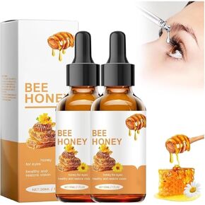 2pcs عسل العين العسل قطرات العسل للعينين العسل العضوي للعينين تحديث قطرات العين relieva