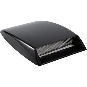 Air Flow Intake Scoop, Universal Car Decorative Bonnet Vent Cover Hood Air Flow Intake Scoop Hood Bonnet Vent Cover Accessory for Cars and Vehicles(Black)