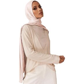 Muslin Hijab Scarf for Women Long Headscarves Fashion Head Wraps Soft Shawls