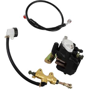 الفرجار الخلفي الفرامل مع خرطوم واستبدال الأسطوانة Master لـ Yamaha Blaster 200 YFS200 2003 2004 2005 استبدال 5VM-2583V-00-00