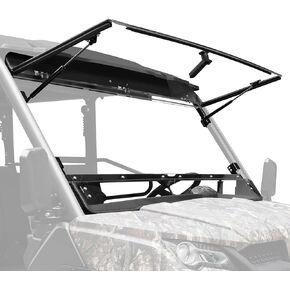 StarknightMT UFORCE 1000 Flip Windshield, UTV Front Full Windshield Compatible with CFMOTO UFORCE 1000/1000 XL 2019-2024, UFORCE 1000 Accessories Front Window