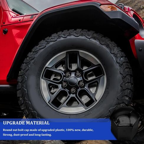 20PCS Lug Nut Covers, Car Wheel Nut Caps, 17mm Hexagonal Nut Covers with Removal Tool, Car Decoration Eexterior Wheel Nut Screw Bolt Protection Covers Universal for Most Cars (Red) in Kuwait