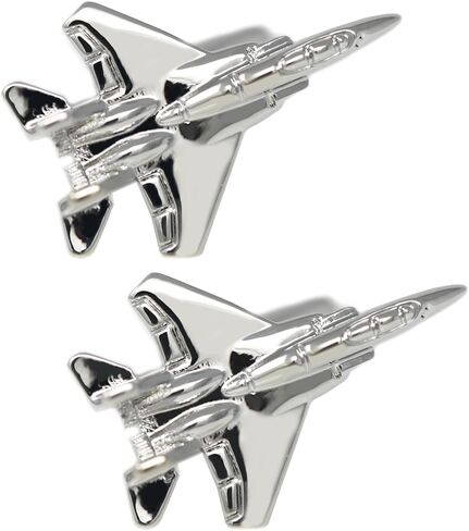 Airplane Cufflinks Men Gift Aviation Fan Plane Cuff links In Box in Kuwait