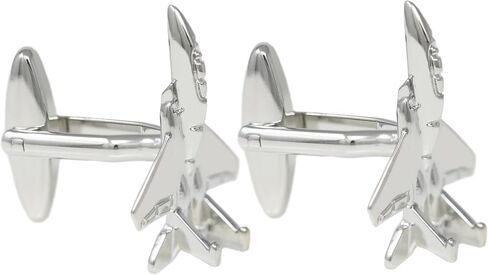 Airplane Cufflinks Men Gift Aviation Fan Plane Cuff links In Box in Kuwait
