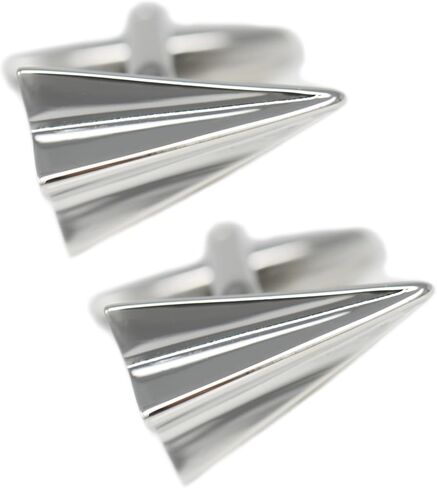 Airplane Cufflinks Men Gift Aviation Fan Plane Cuff links In Box in Kuwait