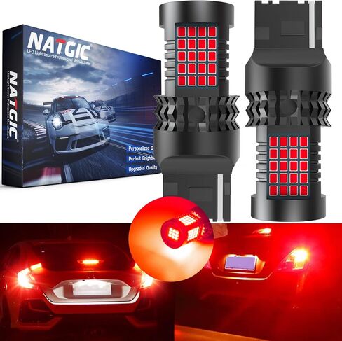 Amber BAU15S PY21W LED مصابيح LED أصفر CANBUS خطأ خالٍ من الإشارة الإشارة المدمجة في المقاوم المدمج لا يوجد فلاش HYPER لا يوجد خطأ في مصباح ضوء Blinker Light Marker Marker 2000lm 21W (حزمة 2) in Kuwait