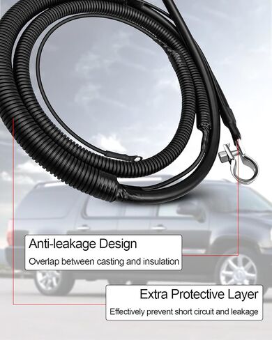 2LF32XE Negative Battery Cable Compatible with General Motors Parts, Professional Copper Electric Cables Fit for Chevy Suburban Yukon Cadillac Escalade ESV in Saudi Arabia
