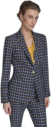 Tommy Hilfiger Women's Pinstripe Puff Sleeve Blazer in Kuwait