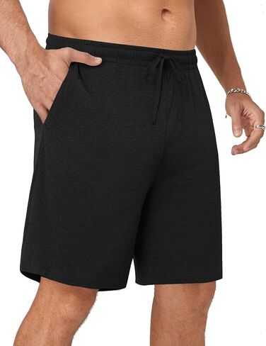 شورتات بيجاما للرجال في Ekouaer PJ Bottoms شورتات غير رسمية مع جيوب in Kuwait