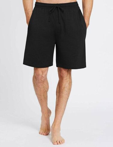 شورتات بيجاما للرجال في Ekouaer PJ Bottoms شورتات غير رسمية مع جيوب in Kuwait