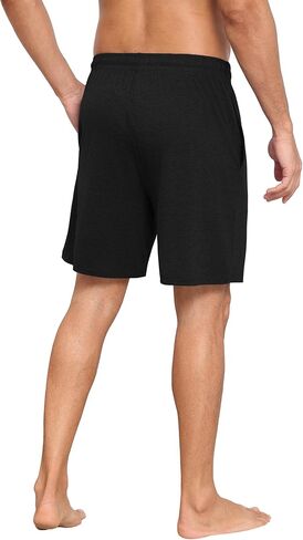 شورتات بيجاما للرجال في Ekouaer PJ Bottoms شورتات غير رسمية مع جيوب in Kuwait