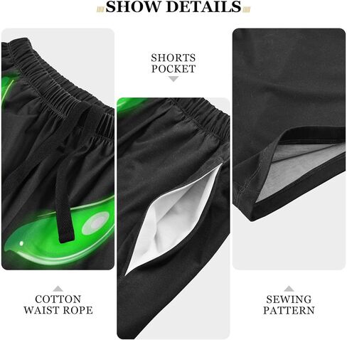visesunny Men's Pajama Shorts Summer Comfy Sleep Shorts for Men Pjs Bottoms pants with Pockets in Saudi Arabia