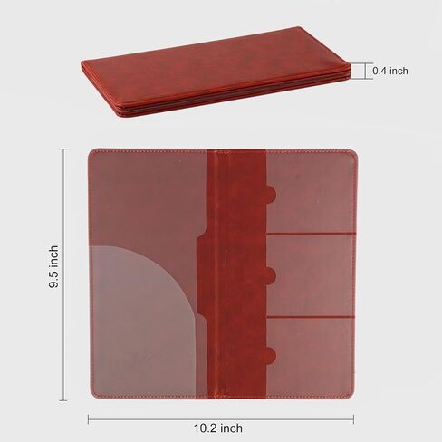 Uyye Auto Car Car Holder and Insurance Holder - Pu Leather Vehicle Glove Box Wraltizer Wallet ، Exclseories Case حامل لمستندات السيارات الأساسية （أسود） in Kuwait