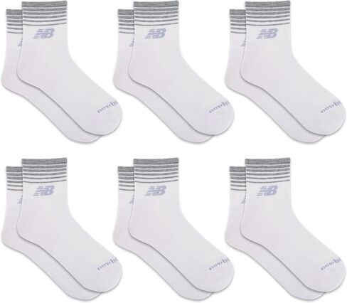New Balance Women's Performance Cushioned Ankle Socks-6 Pairs-Moisture Wicking in Saudi Arabia