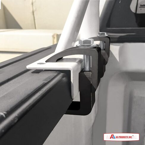 AA-Racks P-AC-02 Clamp for Truck Cap, Camper Shell, Topper for a Short Bed Pickup Truck (Set of 4),Black in Saudi Arabia