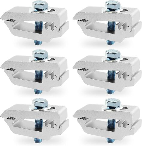 Aluminum Mounting Clamps 1112514 Tonneau Cover clamps，Truck Cover, Cap Clamps 6PCS Black in Saudi Arabia