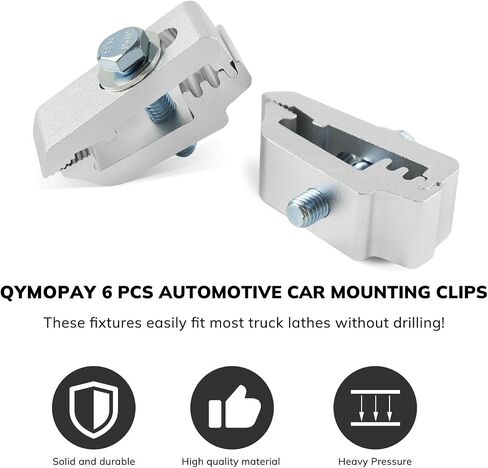 Aluminum Mounting Clamps 1112514 Tonneau Cover clamps，Truck Cover, Cap Clamps 6PCS Black in Saudi Arabia