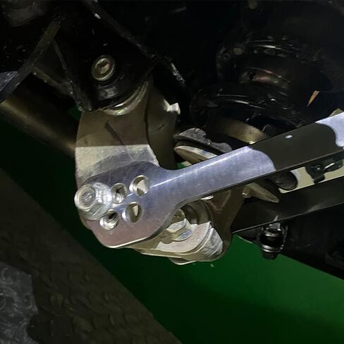 Motorcycle Lowering Links Kit Drop 20MM Compatible With Suzuki DL650 V-STROM 650 Thickness 7MM 304 stainless steel Silver（height goes down） in Saudi Arabia